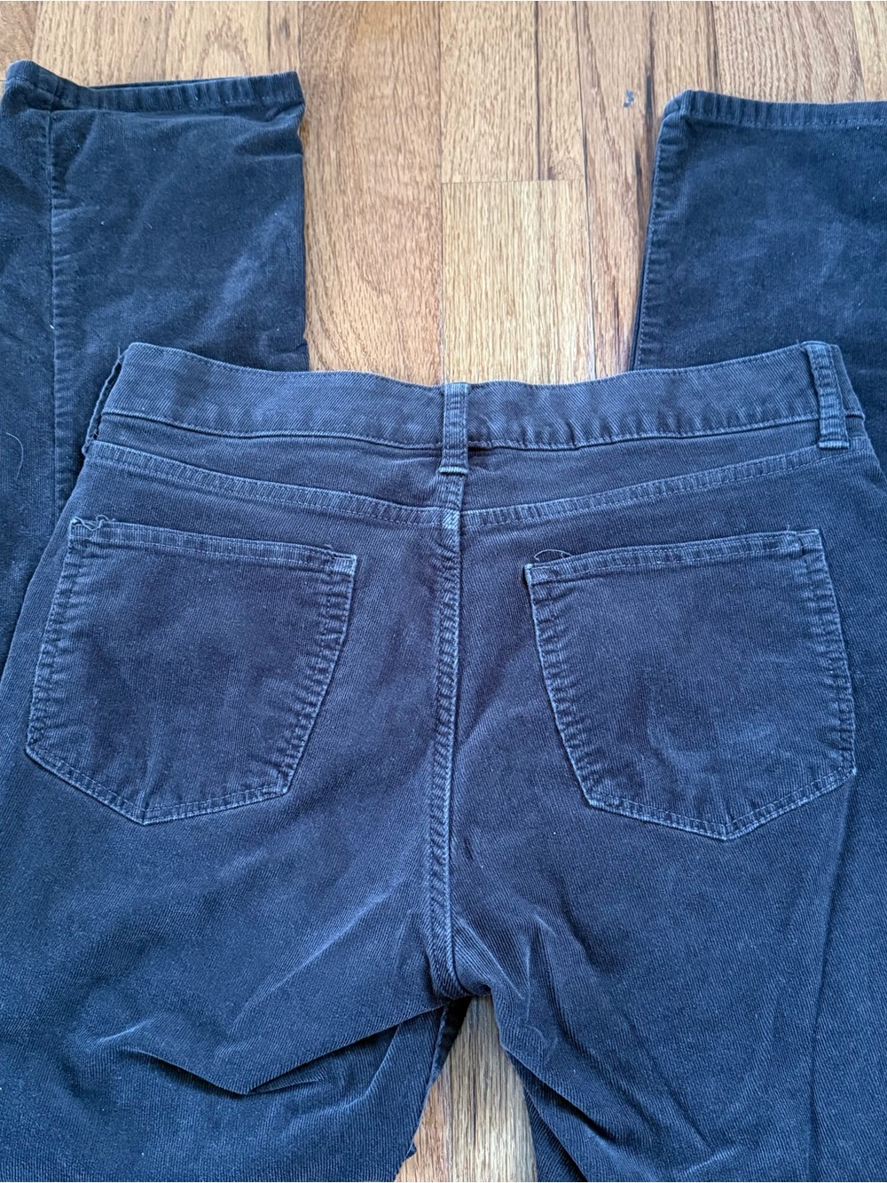 St. John’s Bay Dark Chocolate Brown Straight Leg Mid Rise Corduroy Pants